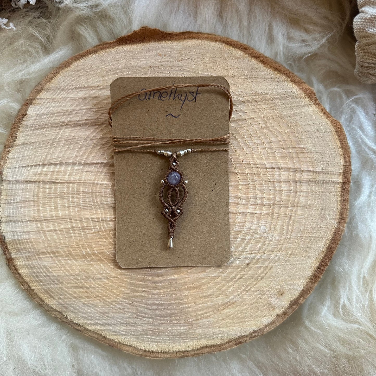 'New' Tiny Macrame Necklaces