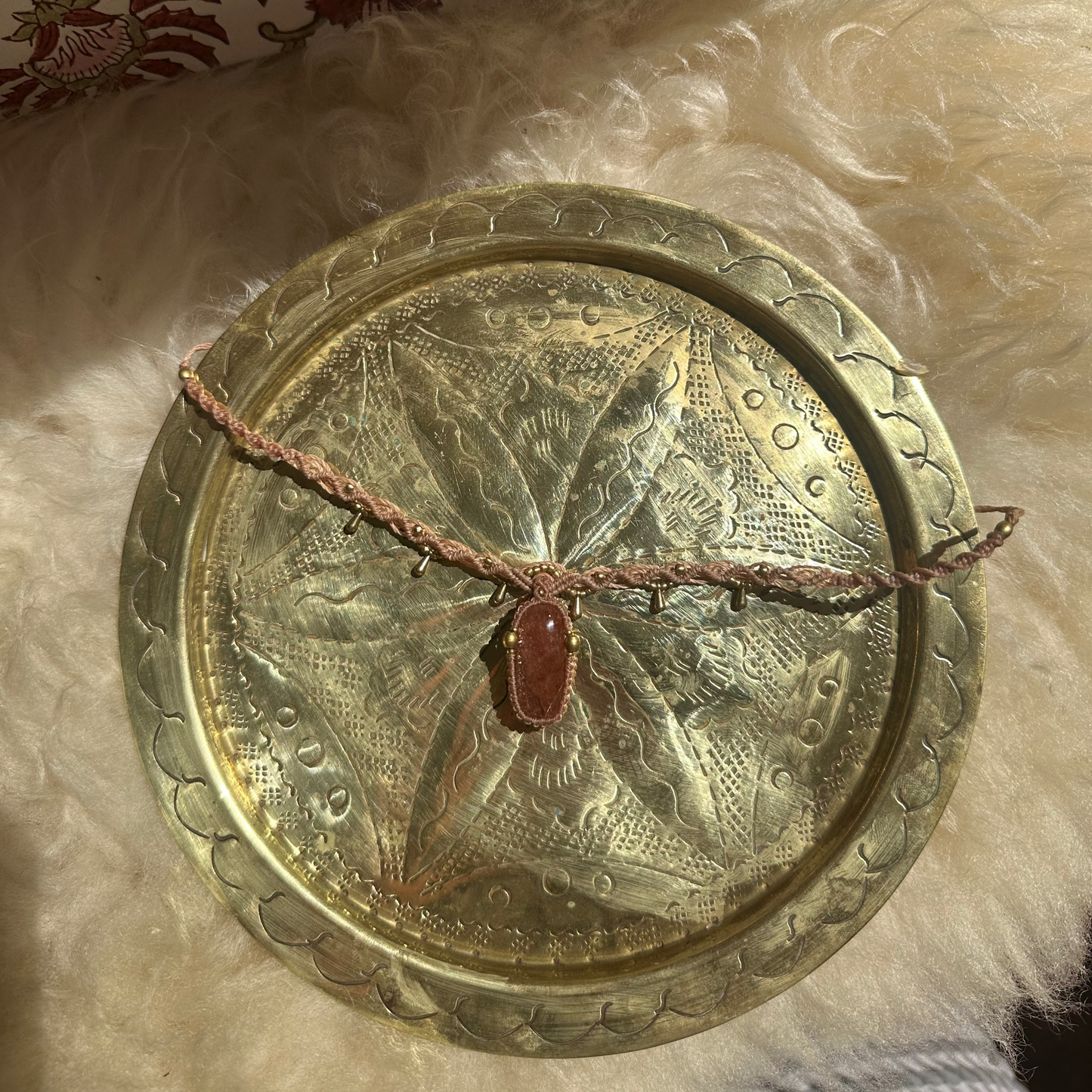 Macrame Sunstone Choker