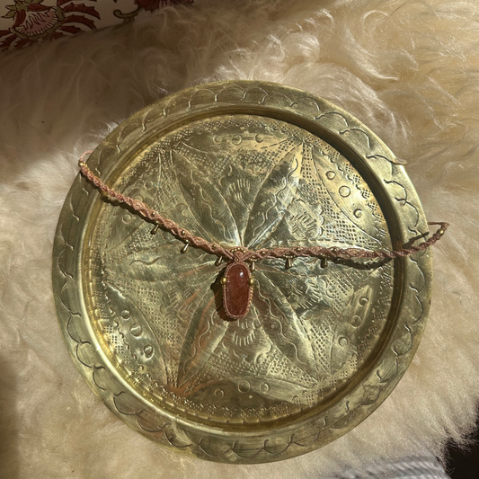 Macrame Sunstone Choker