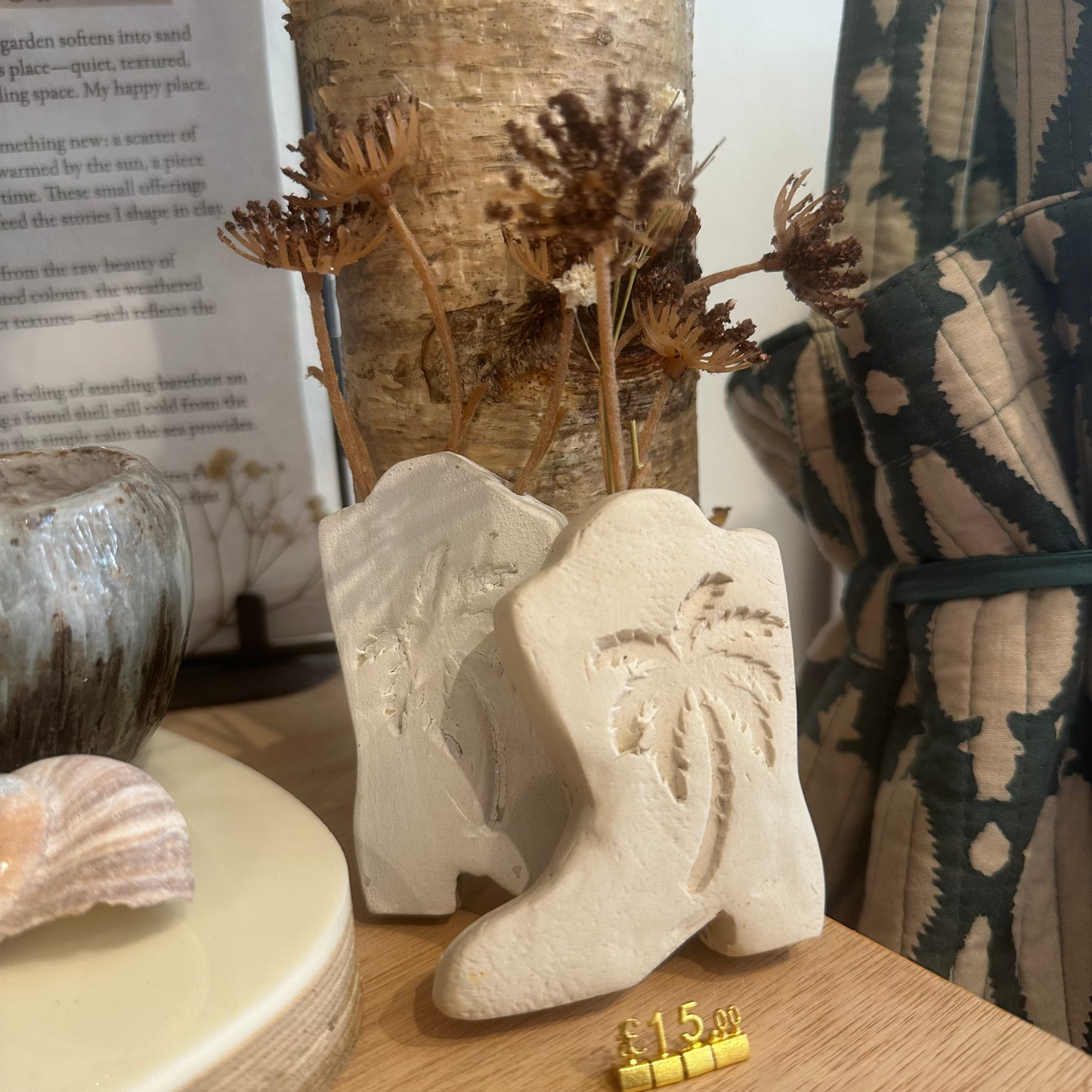 Cowboy Boot Bud Vases
