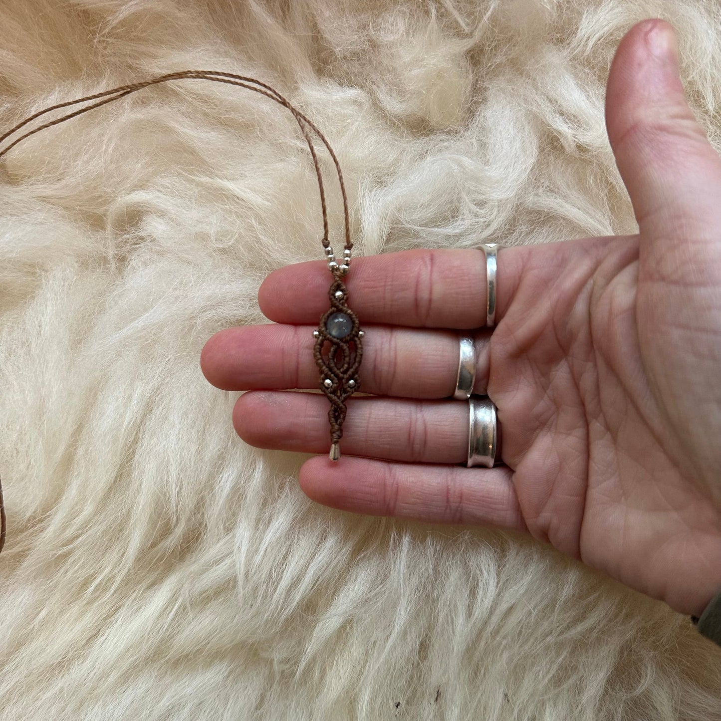 'New' Tiny Macrame Necklaces