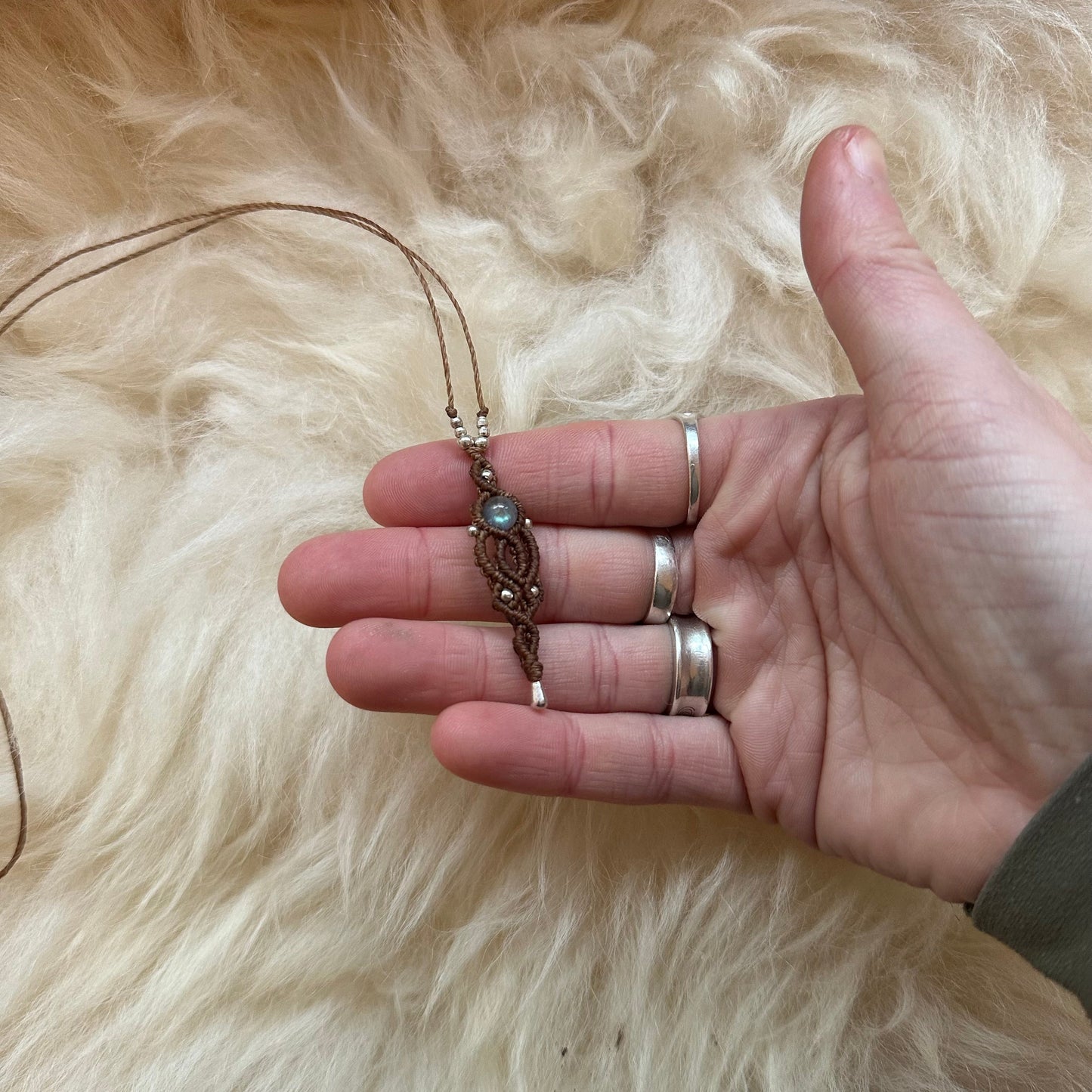 'New' Tiny Macrame Necklaces