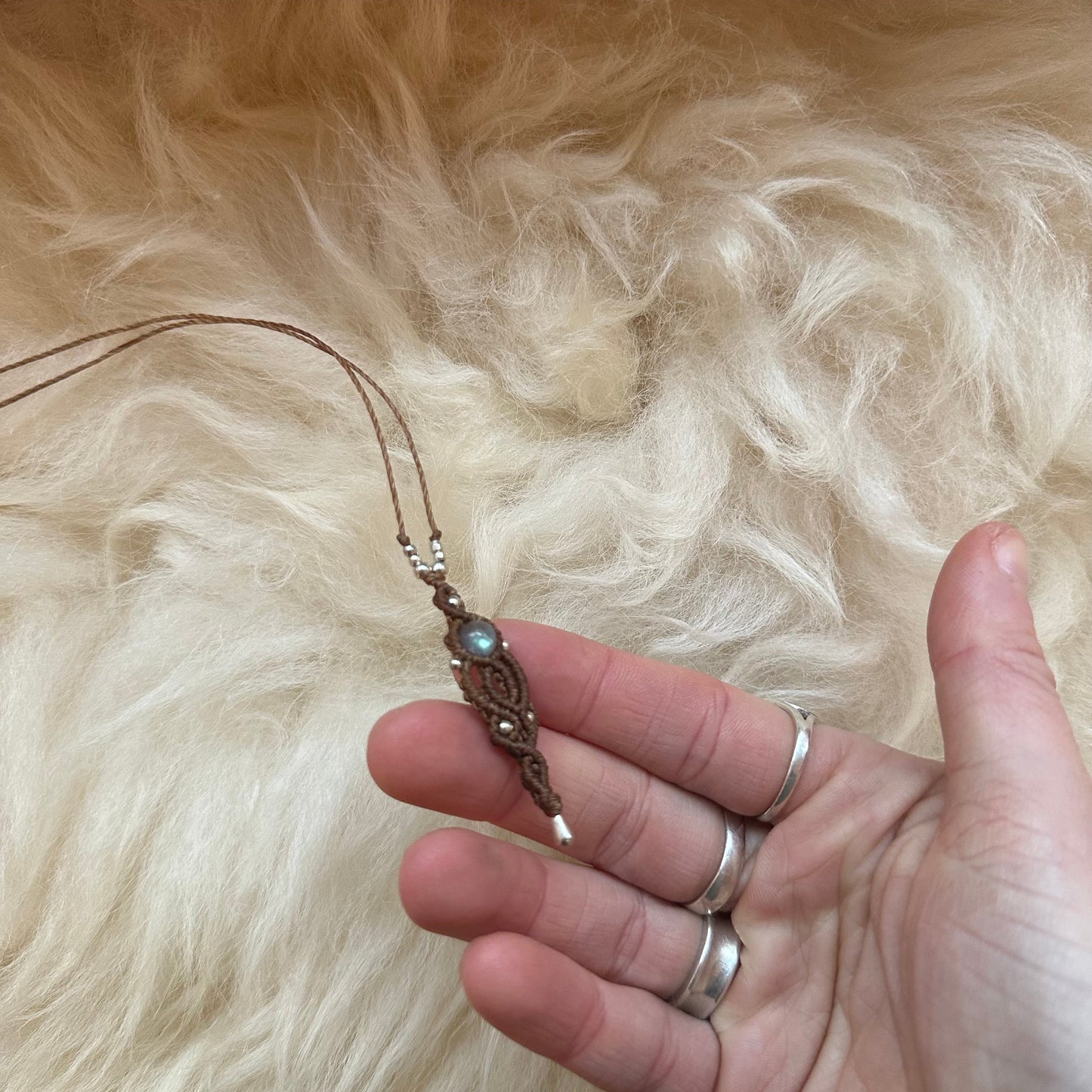 'New' Tiny Macrame Necklaces