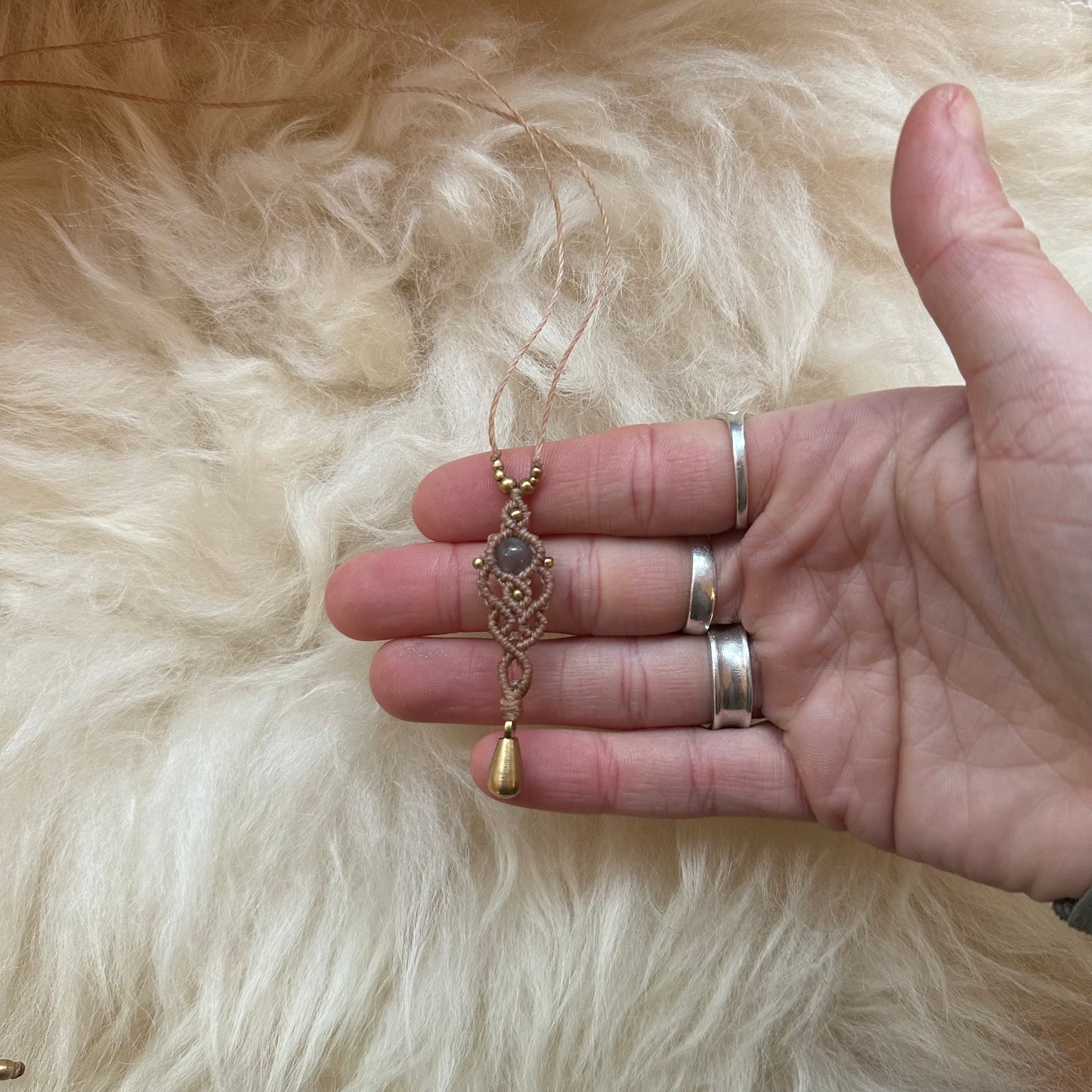 'New' Tiny Macrame Necklaces
