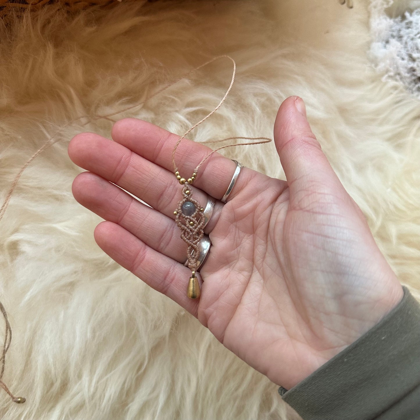 'New' Tiny Macrame Necklaces