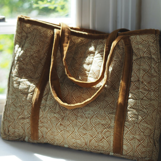 Block Print Tote Bag