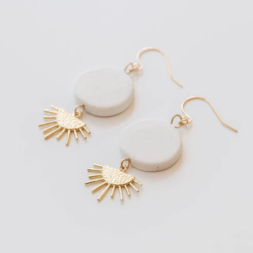 Sun Dangly Earrings