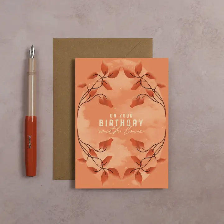 Botanical Birthday Card