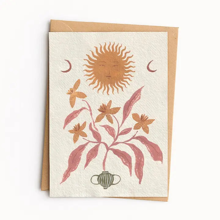 Celestial Floral Cards