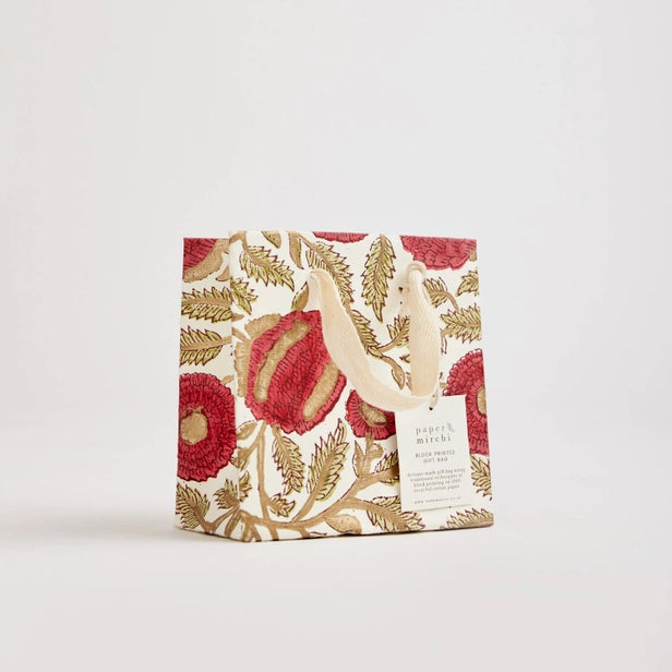 Festive Floral Gift Bags