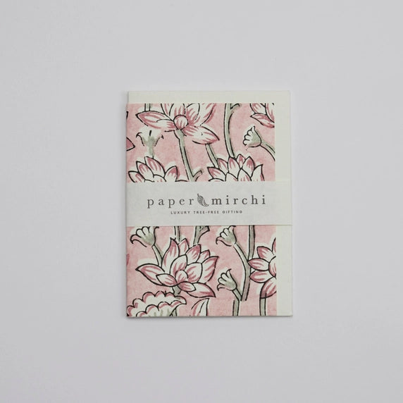 Floral Block Print Cards
