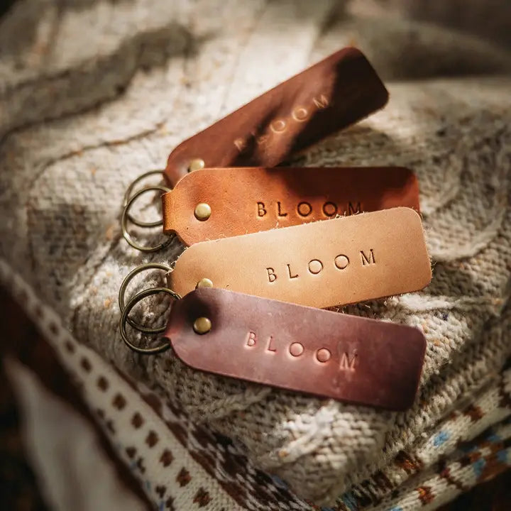 Affirmation Leather Keyrings