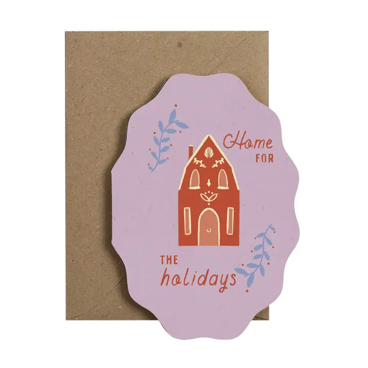 Wavy Shaped Festive Cards
