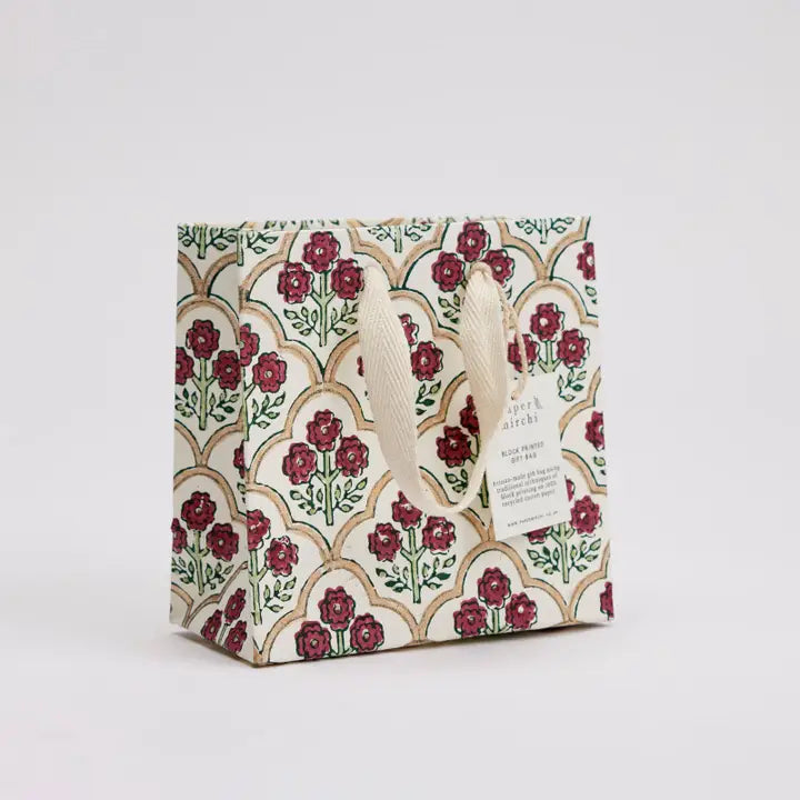 Festive Floral Gift Bags