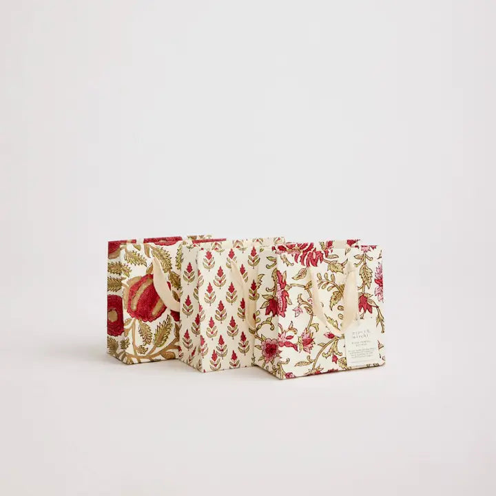 Festive Floral Gift Bags