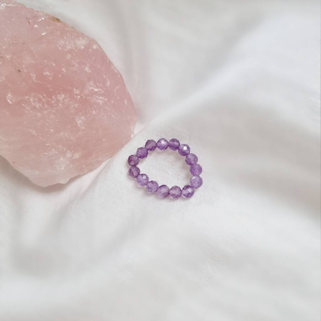 Amethyst Crystal Ring