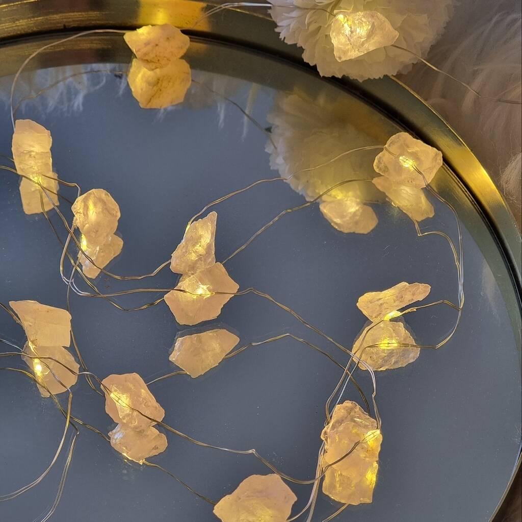 Clear Quartz Fairy Lights