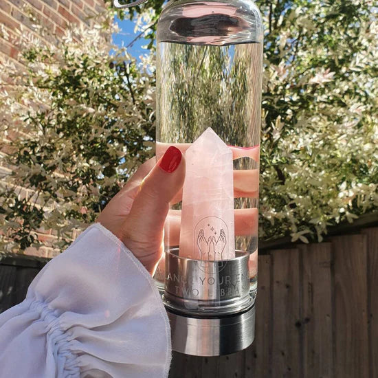 Rose Quartz Water Bottle