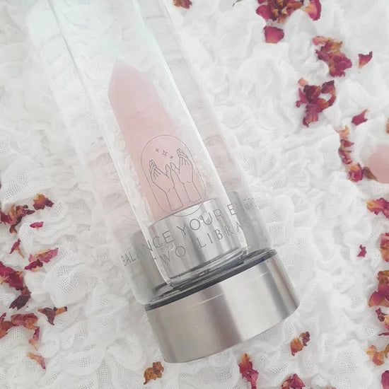 Rose Quartz Water Bottle